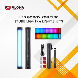 LED GODOX RGB TL30 (Tube Light) 4 Lights Kits